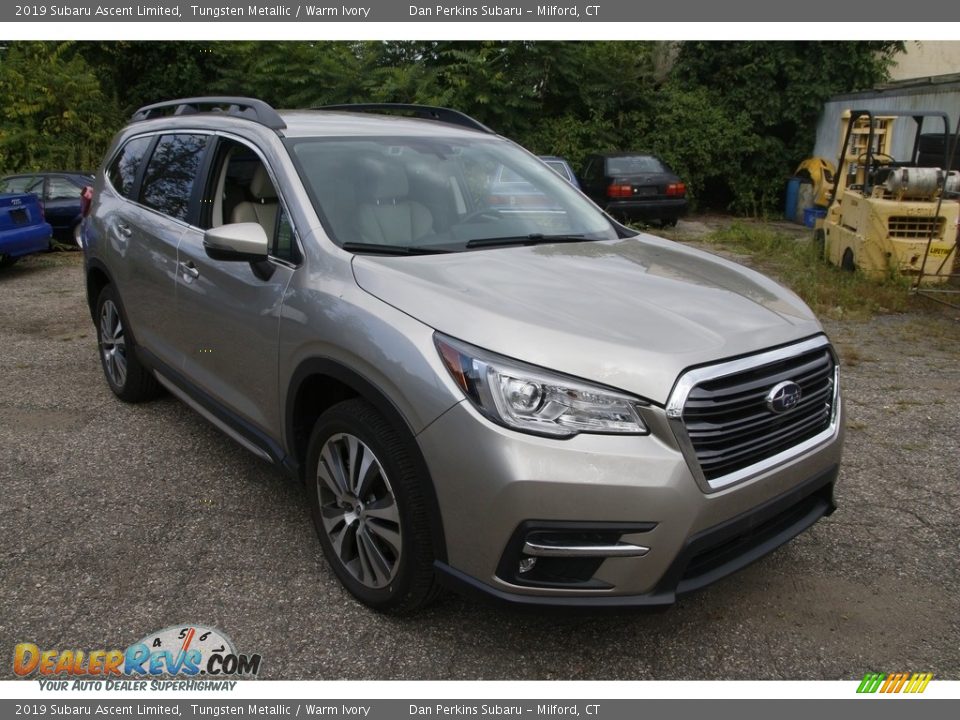 2019 Subaru Ascent Limited Tungsten Metallic / Warm Ivory Photo #3