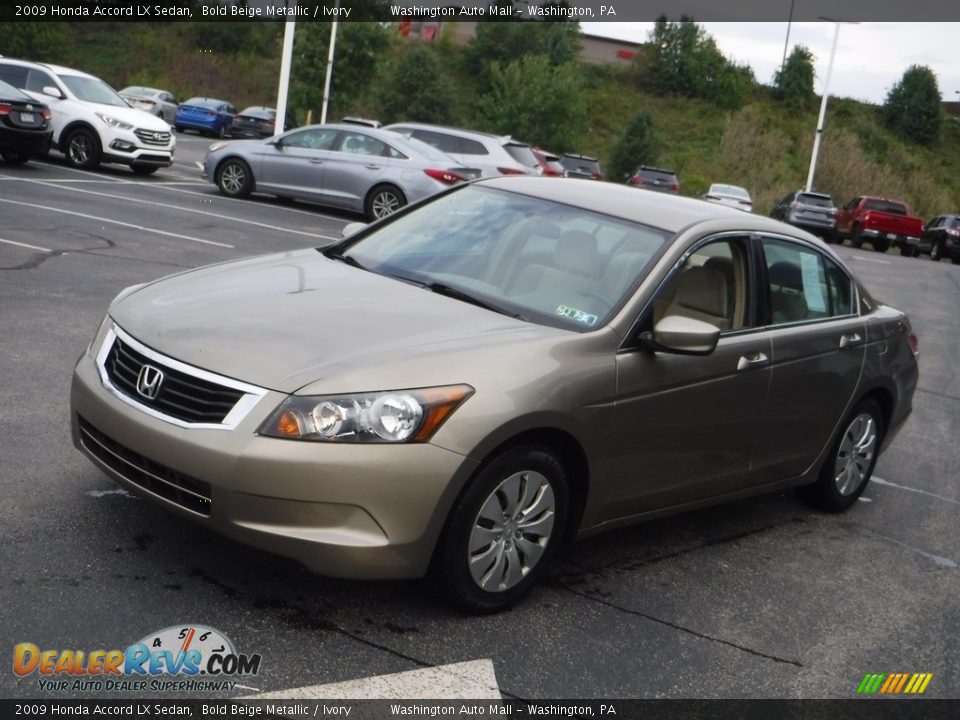 2009 Honda Accord LX Sedan Bold Beige Metallic / Ivory Photo #5