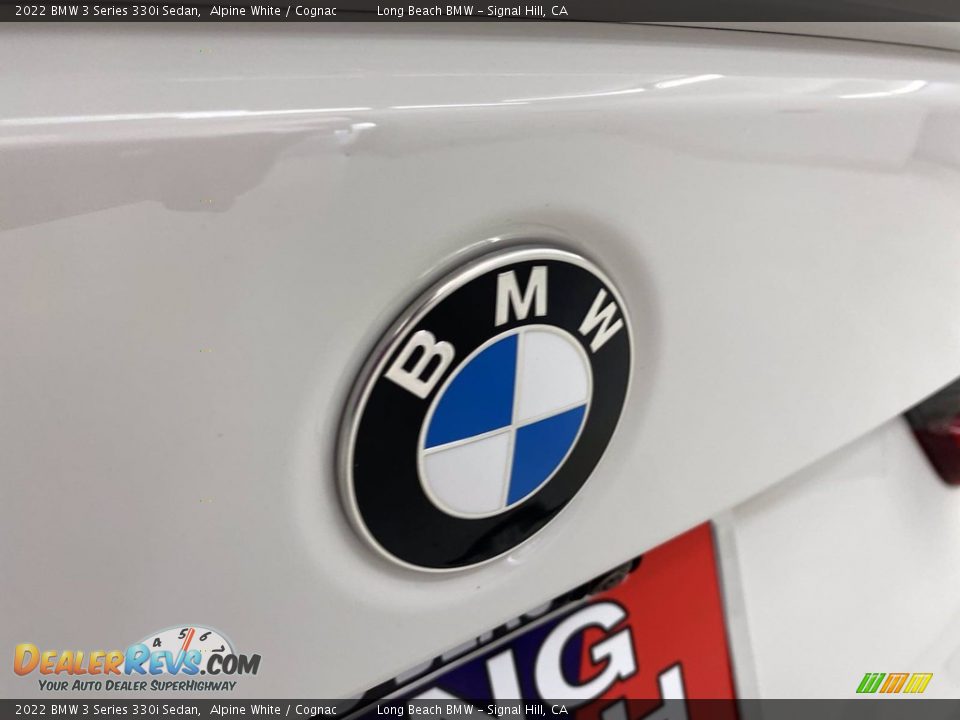 2022 BMW 3 Series 330i Sedan Alpine White / Cognac Photo #7