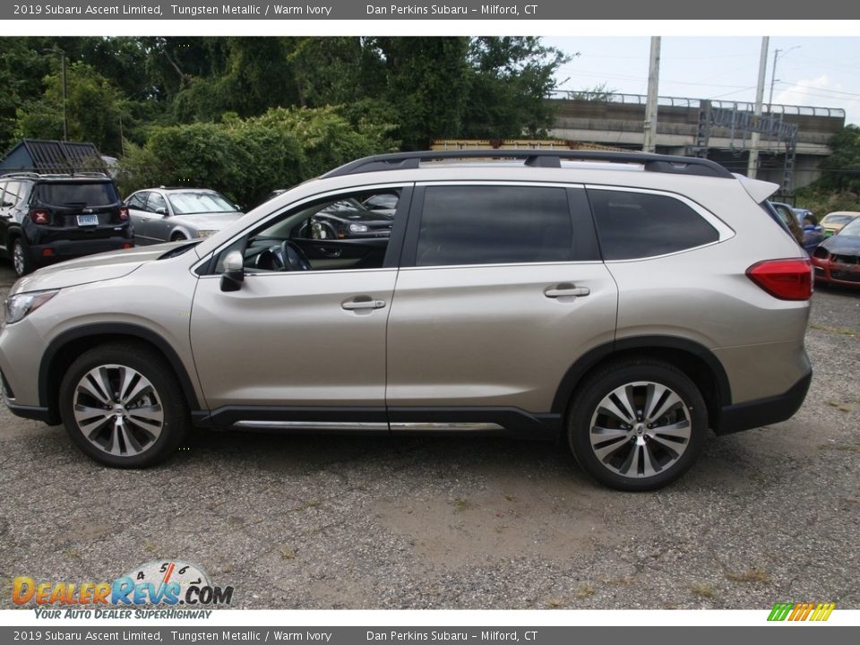 2019 Subaru Ascent Limited Tungsten Metallic / Warm Ivory Photo #8