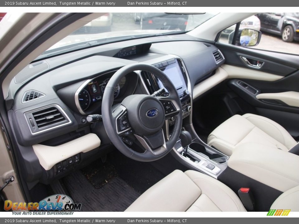 2019 Subaru Ascent Limited Tungsten Metallic / Warm Ivory Photo #10