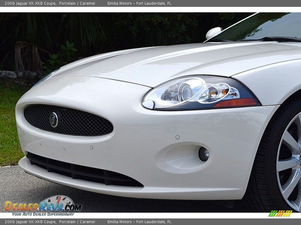 2009 Jaguar XK XK8 Coupe Porcelain / Caramel Photo #14