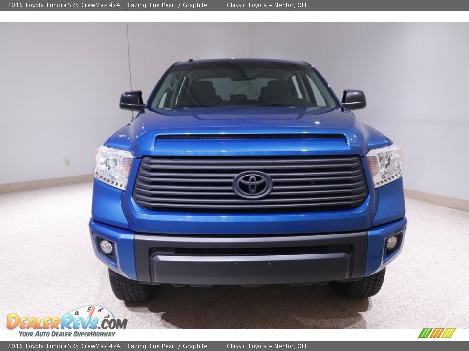 2016 Toyota Tundra SR5 CrewMax 4x4 Blazing Blue Pearl / Graphite Photo #2