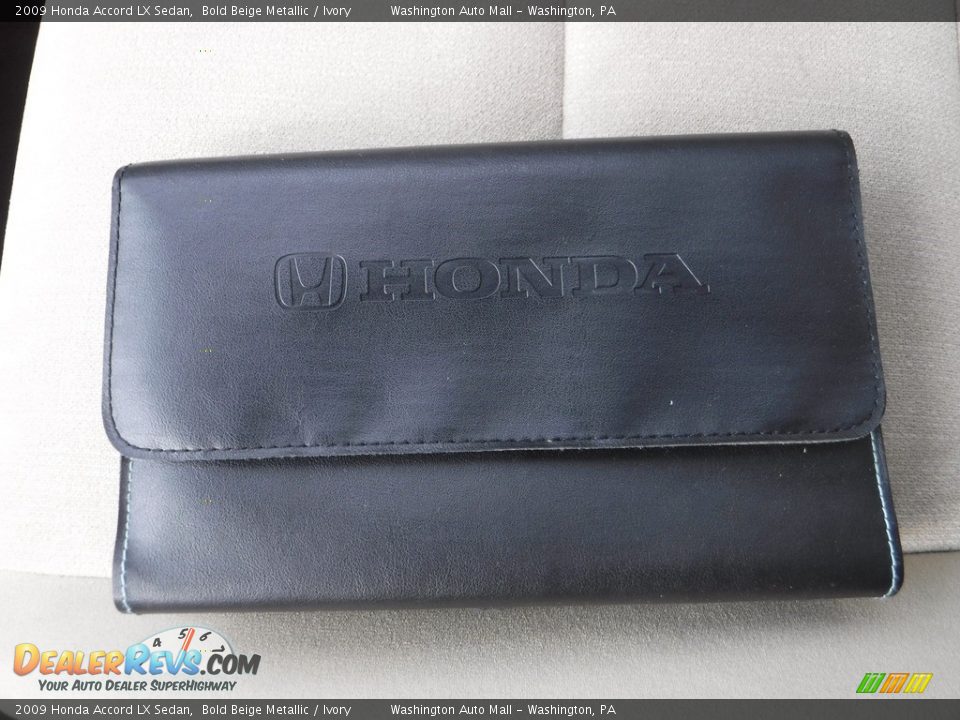 2009 Honda Accord LX Sedan Bold Beige Metallic / Ivory Photo #25