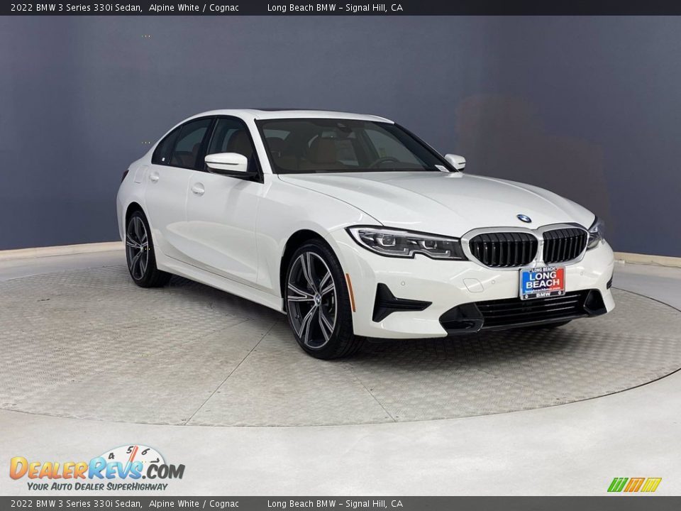 2022 BMW 3 Series 330i Sedan Alpine White / Cognac Photo #27