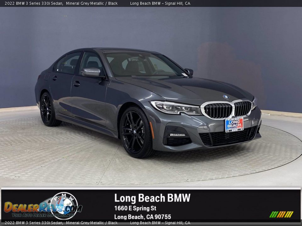 2022 BMW 3 Series 330i Sedan Mineral Grey Metallic / Black Photo #1