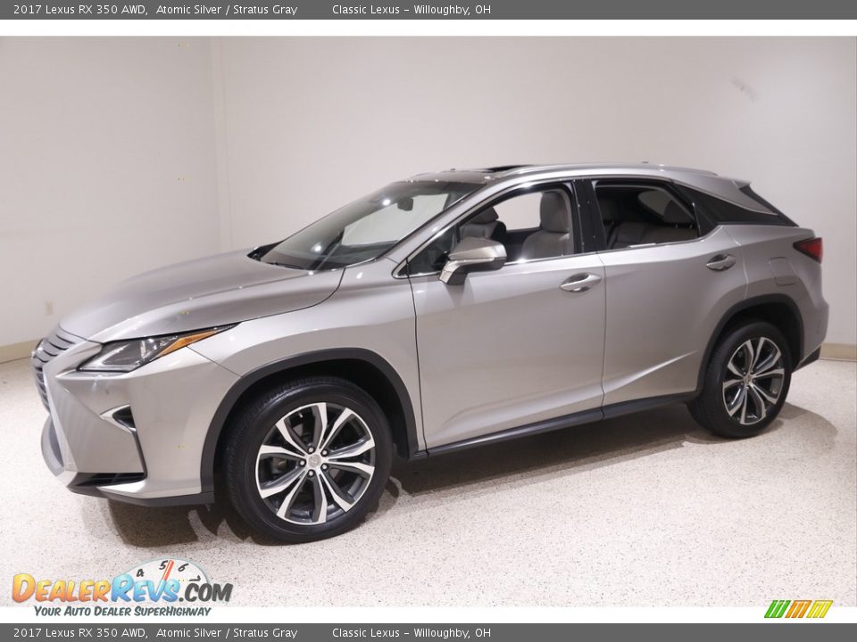 2017 Lexus RX 350 AWD Atomic Silver / Stratus Gray Photo #3