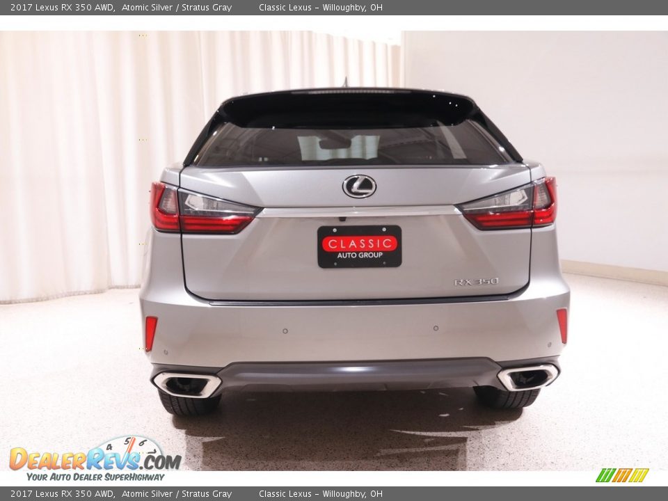 2017 Lexus RX 350 AWD Atomic Silver / Stratus Gray Photo #21