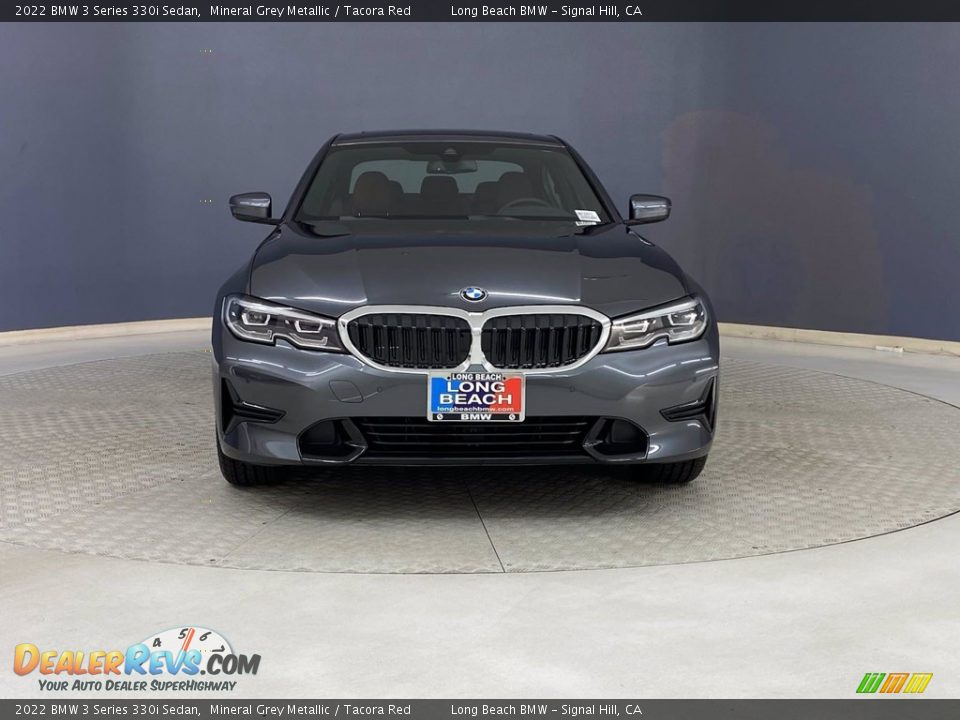 2022 BMW 3 Series 330i Sedan Mineral Grey Metallic / Tacora Red Photo #2