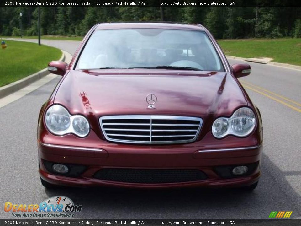 2005 Mercedes-Benz C 230 Kompressor Sedan Bordeaux Red Metallic / Ash Photo #9