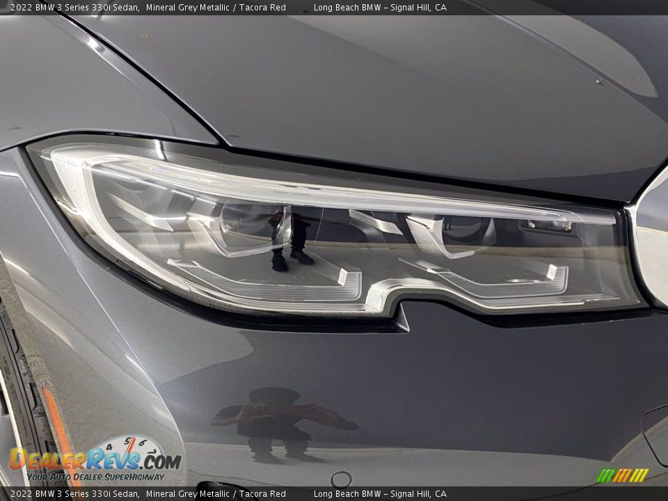 2022 BMW 3 Series 330i Sedan Mineral Grey Metallic / Tacora Red Photo #4