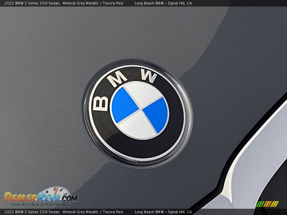 2022 BMW 3 Series 330i Sedan Mineral Grey Metallic / Tacora Red Photo #5