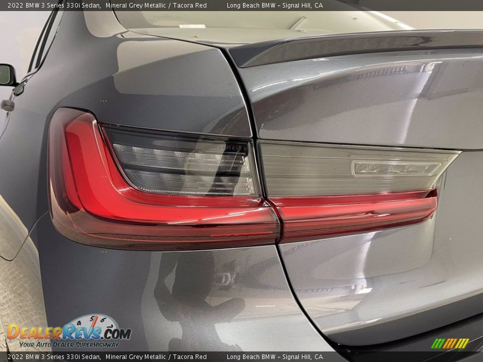 2022 BMW 3 Series 330i Sedan Mineral Grey Metallic / Tacora Red Photo #6