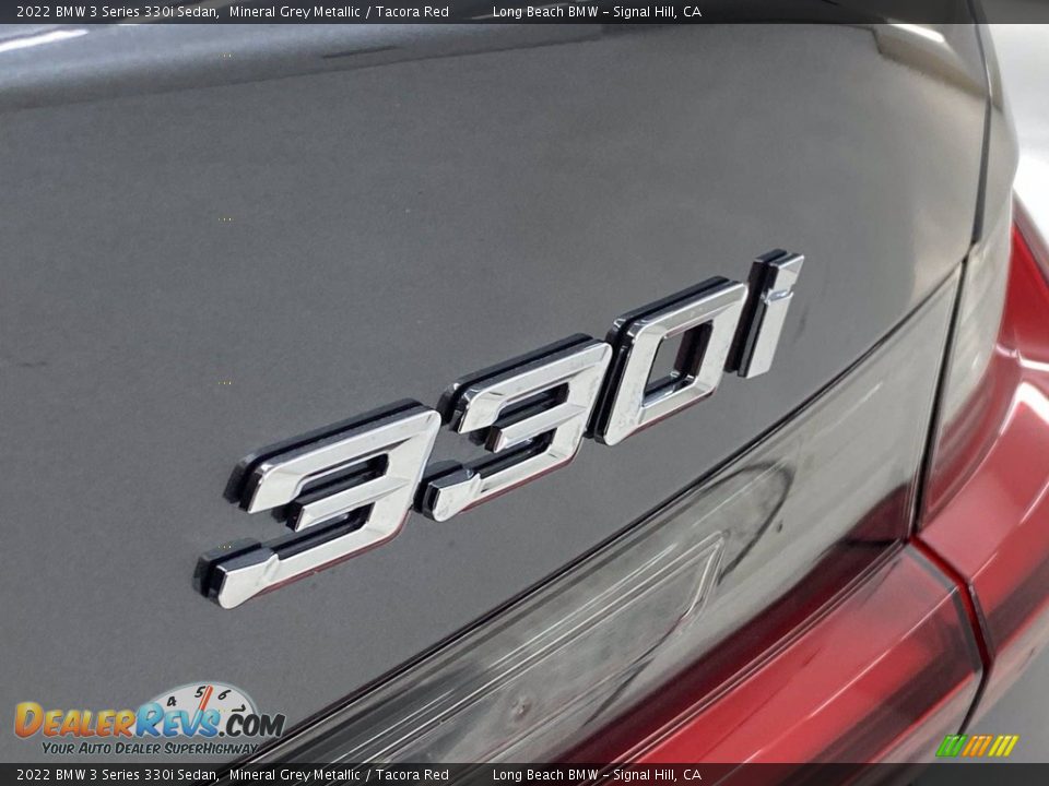 2022 BMW 3 Series 330i Sedan Mineral Grey Metallic / Tacora Red Photo #8