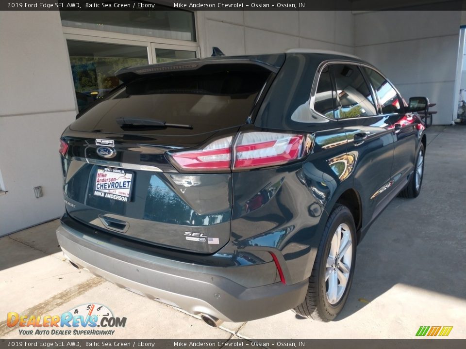 2019 Ford Edge SEL AWD Baltic Sea Green / Ebony Photo #4