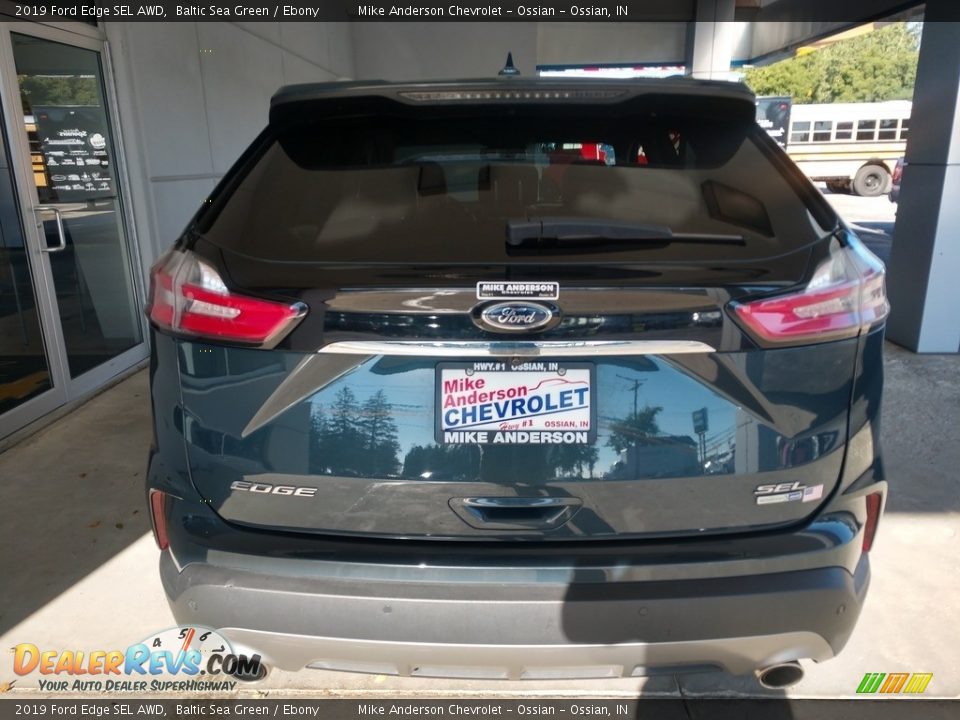 2019 Ford Edge SEL AWD Baltic Sea Green / Ebony Photo #5