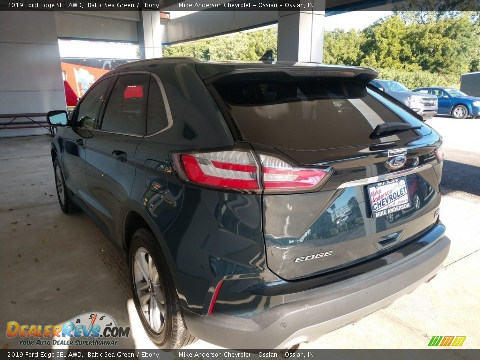 2019 Ford Edge SEL AWD Baltic Sea Green / Ebony Photo #8