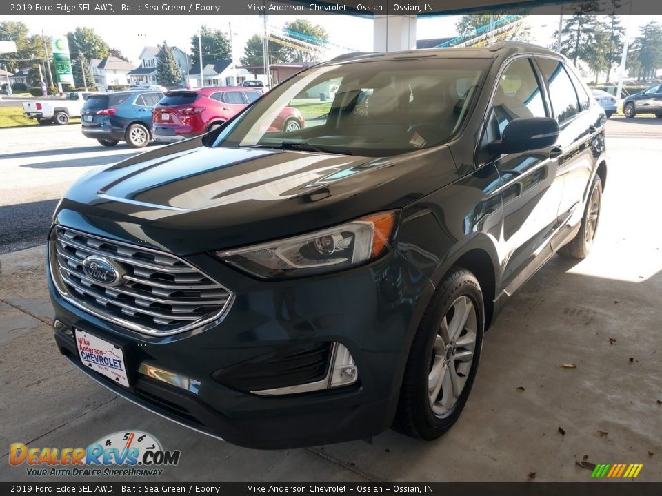 2019 Ford Edge SEL AWD Baltic Sea Green / Ebony Photo #9