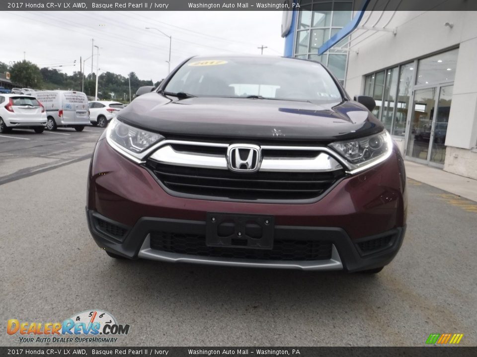 2017 Honda CR-V LX AWD Basque Red Pearl II / Ivory Photo #4