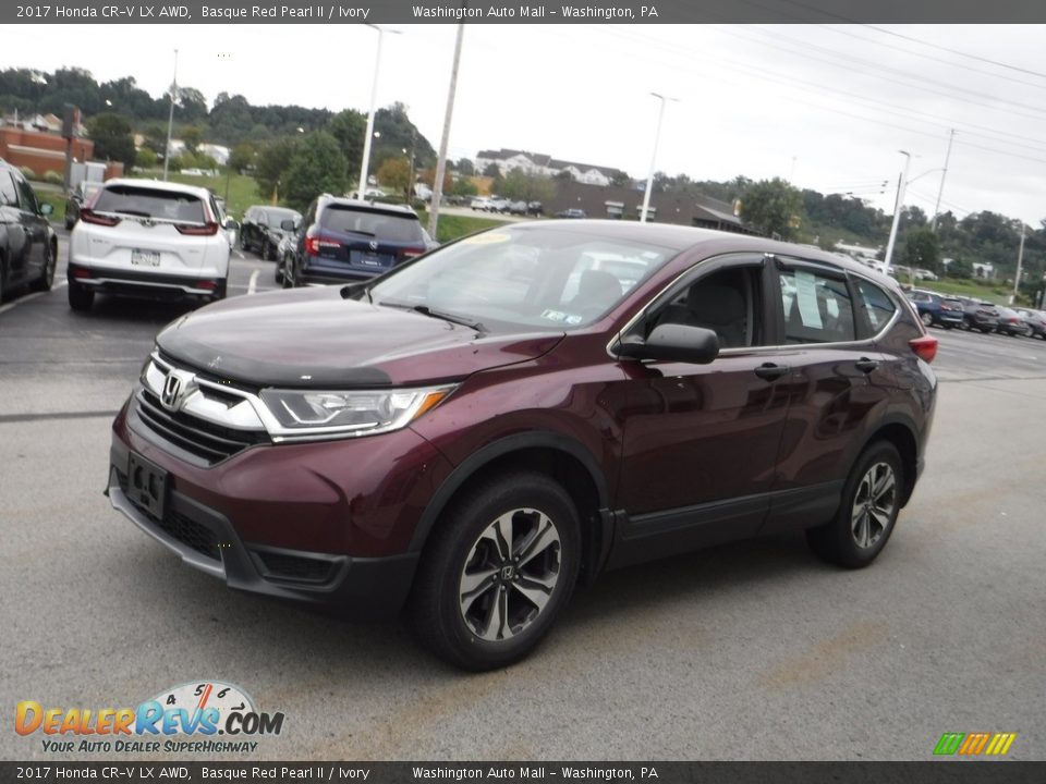 2017 Honda CR-V LX AWD Basque Red Pearl II / Ivory Photo #5