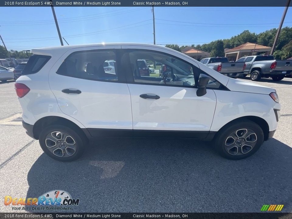 2018 Ford EcoSport S 4WD Diamond White / Medium Light Stone Photo #3