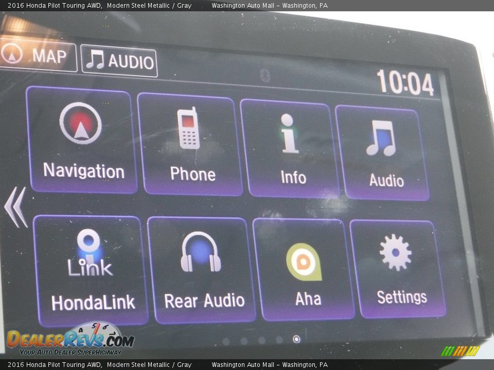 2016 Honda Pilot Touring AWD Modern Steel Metallic / Gray Photo #26