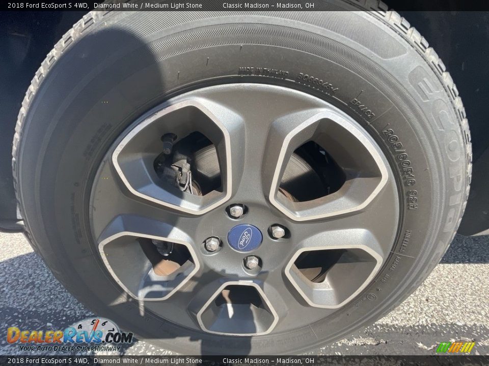 2018 Ford EcoSport S 4WD Diamond White / Medium Light Stone Photo #5