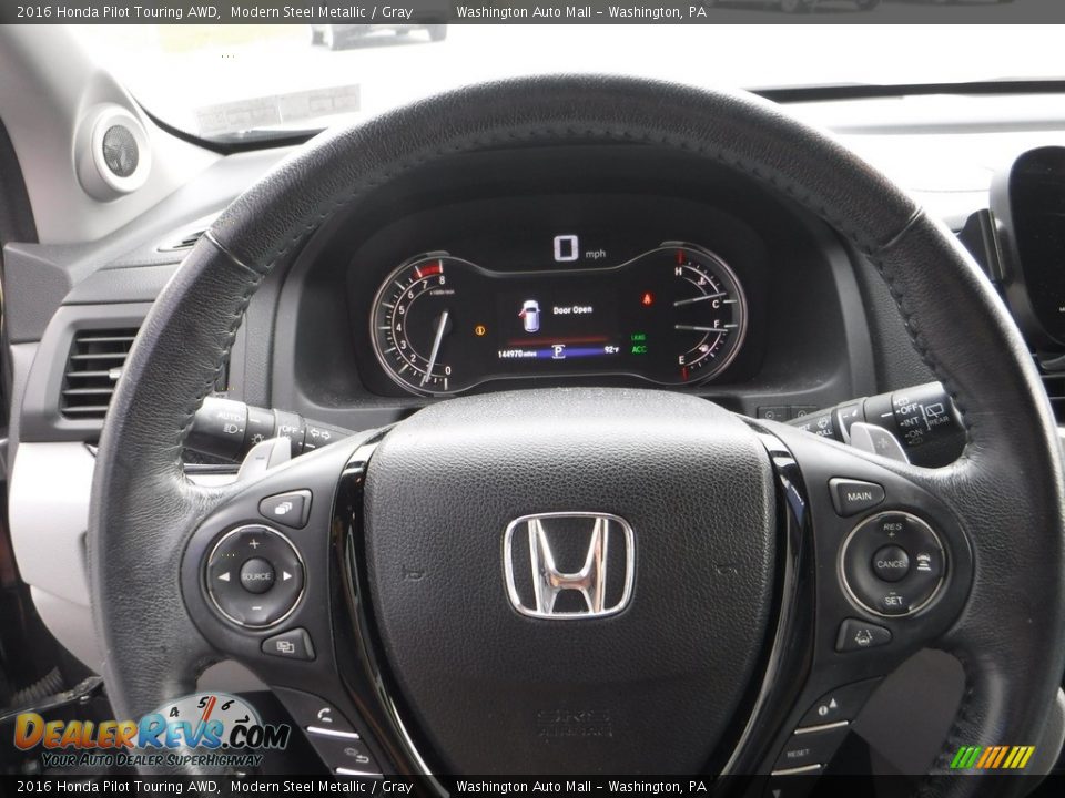 2016 Honda Pilot Touring AWD Steering Wheel Photo #27