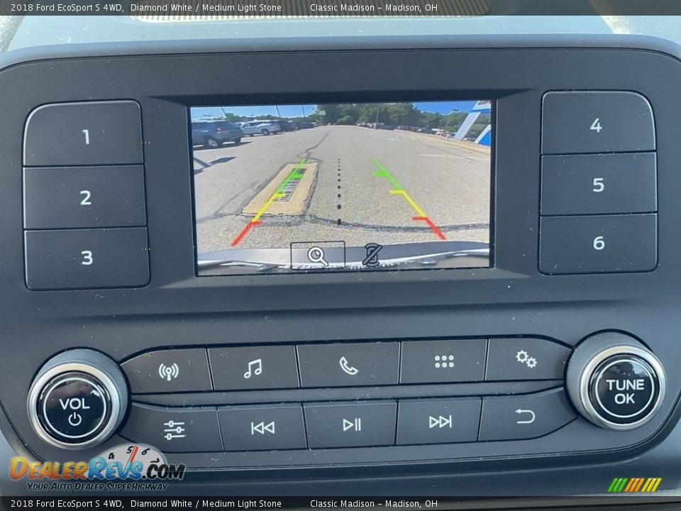 2018 Ford EcoSport S 4WD Diamond White / Medium Light Stone Photo #10