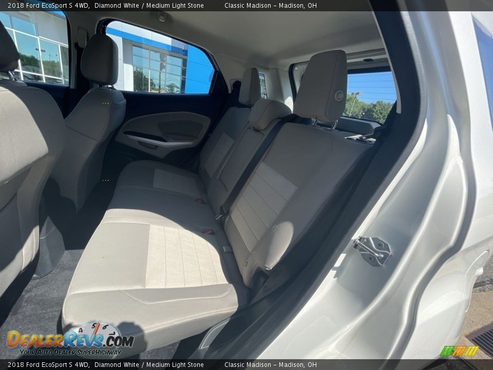 2018 Ford EcoSport S 4WD Diamond White / Medium Light Stone Photo #11