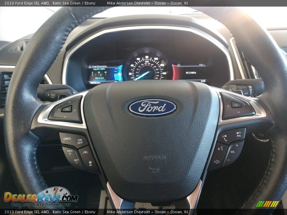 2019 Ford Edge SEL AWD Baltic Sea Green / Ebony Photo #23