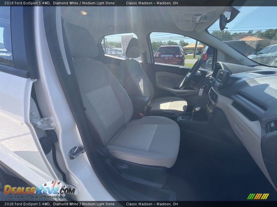 2018 Ford EcoSport S 4WD Diamond White / Medium Light Stone Photo #13