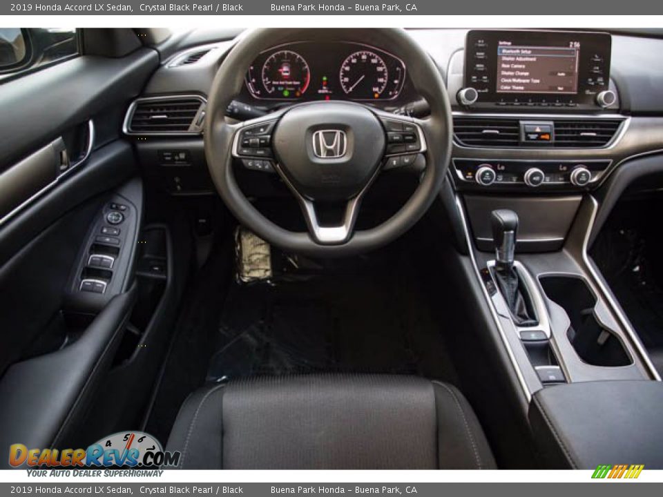 2019 Honda Accord LX Sedan Crystal Black Pearl / Black Photo #5