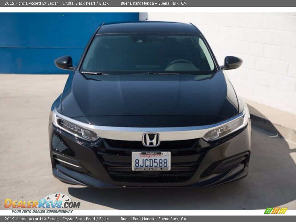 2019 Honda Accord LX Sedan Crystal Black Pearl / Black Photo #7