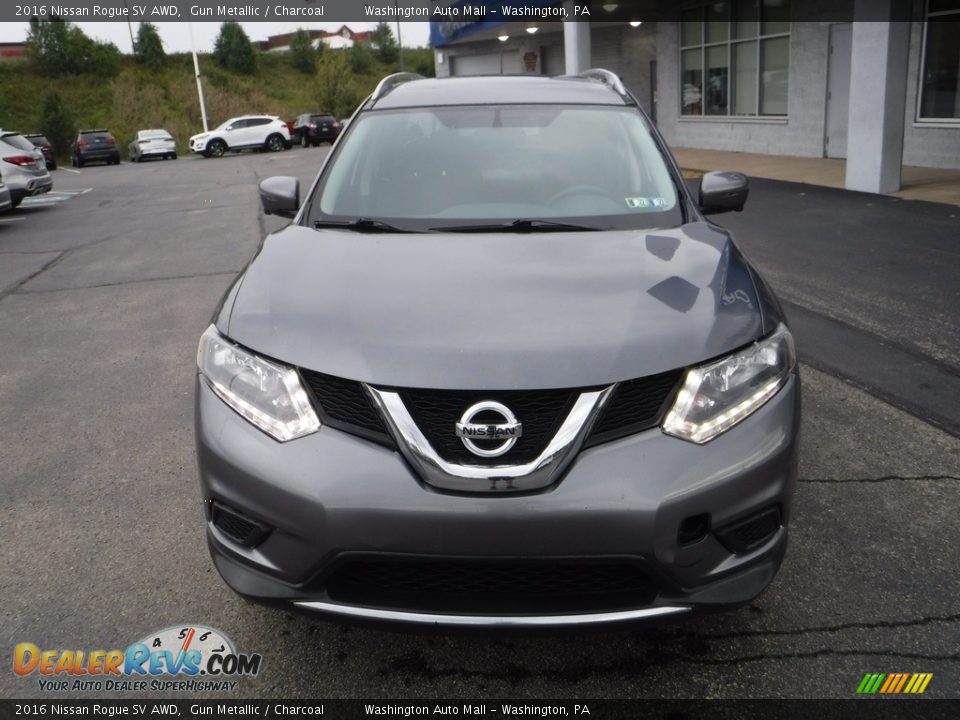 2016 Nissan Rogue SV AWD Gun Metallic / Charcoal Photo #5