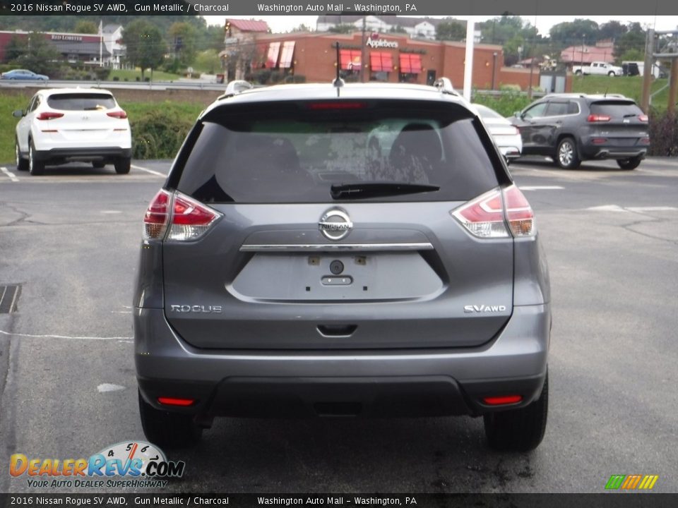 2016 Nissan Rogue SV AWD Gun Metallic / Charcoal Photo #8