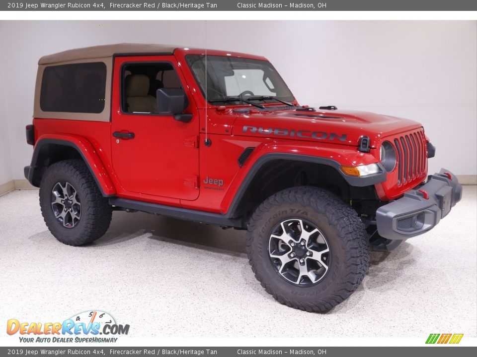 Firecracker Red 2019 Jeep Wrangler Rubicon 4x4 Photo #1