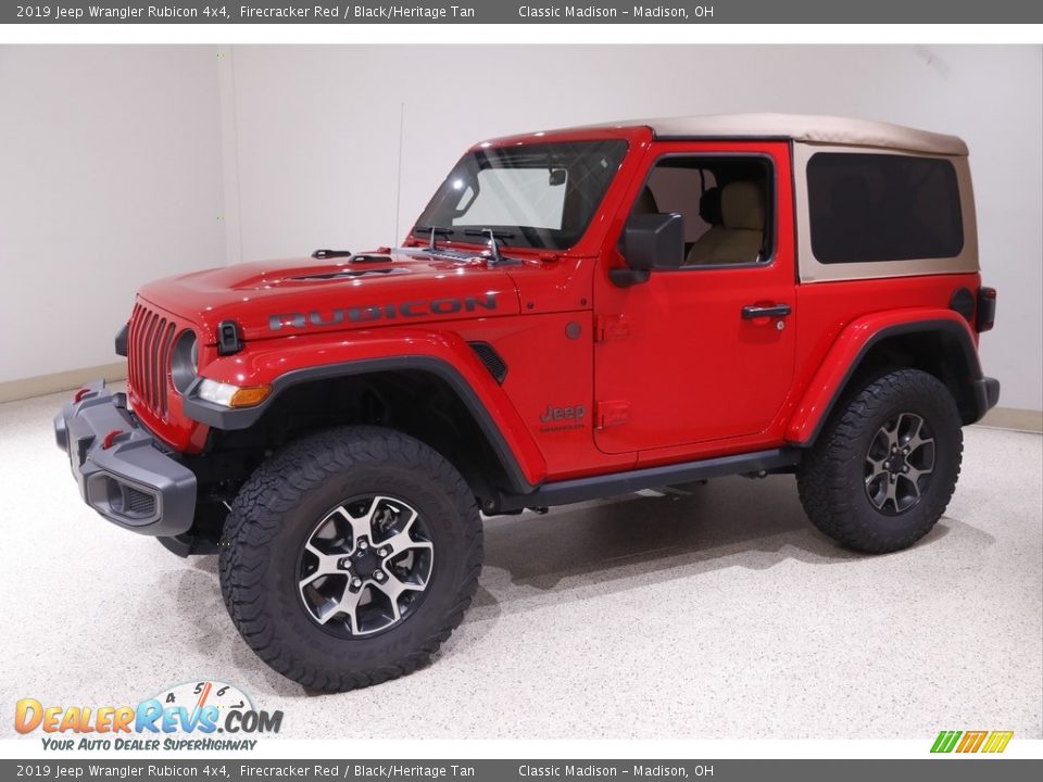 Firecracker Red 2019 Jeep Wrangler Rubicon 4x4 Photo #3