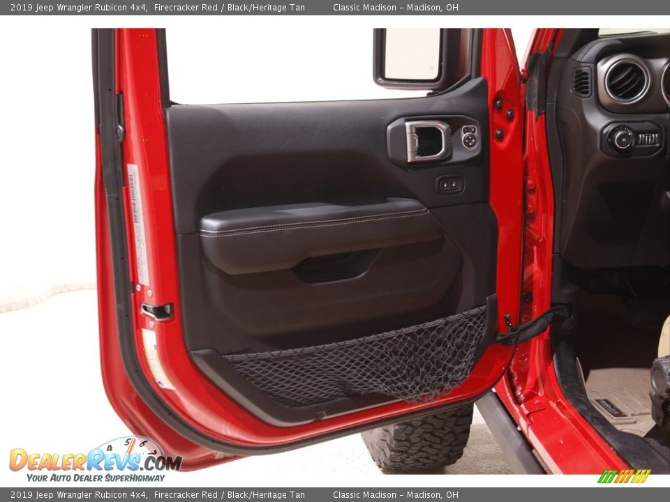 2019 Jeep Wrangler Rubicon 4x4 Firecracker Red / Black/Heritage Tan Photo #4