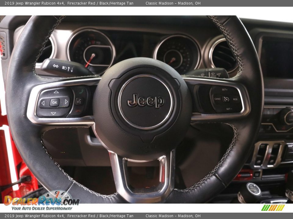 2019 Jeep Wrangler Rubicon 4x4 Steering Wheel Photo #6