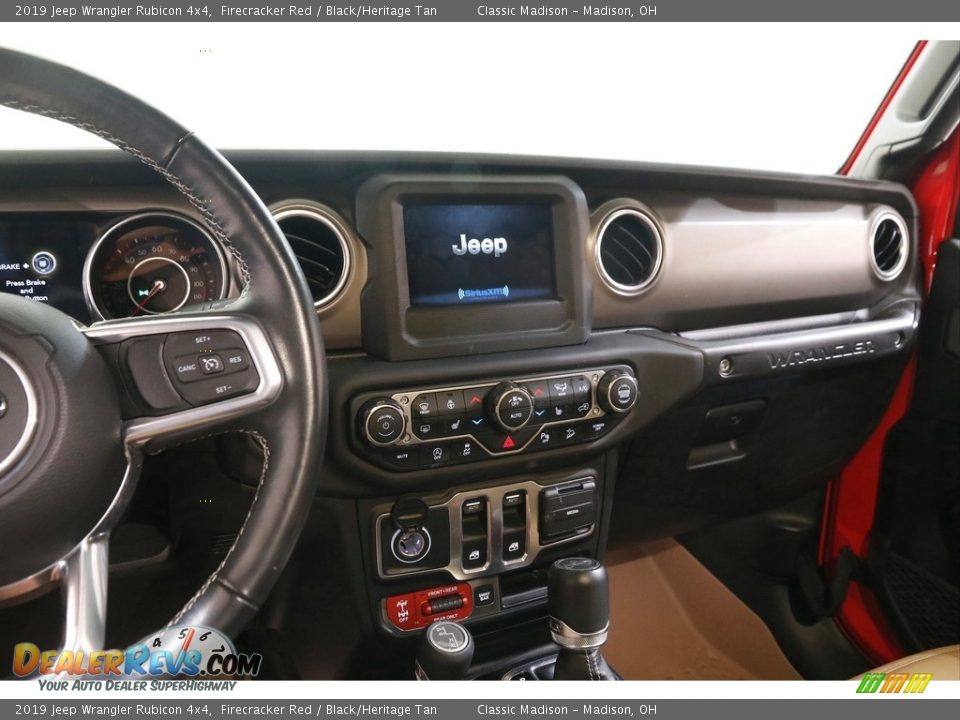 2019 Jeep Wrangler Rubicon 4x4 Firecracker Red / Black/Heritage Tan Photo #7