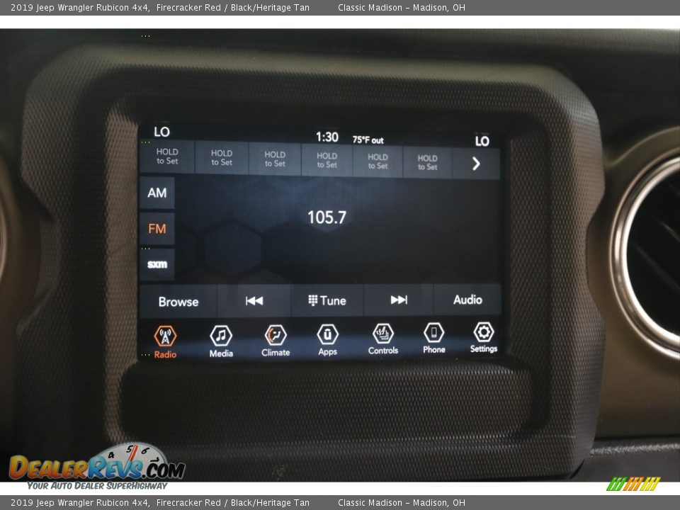 2019 Jeep Wrangler Rubicon 4x4 Firecracker Red / Black/Heritage Tan Photo #9