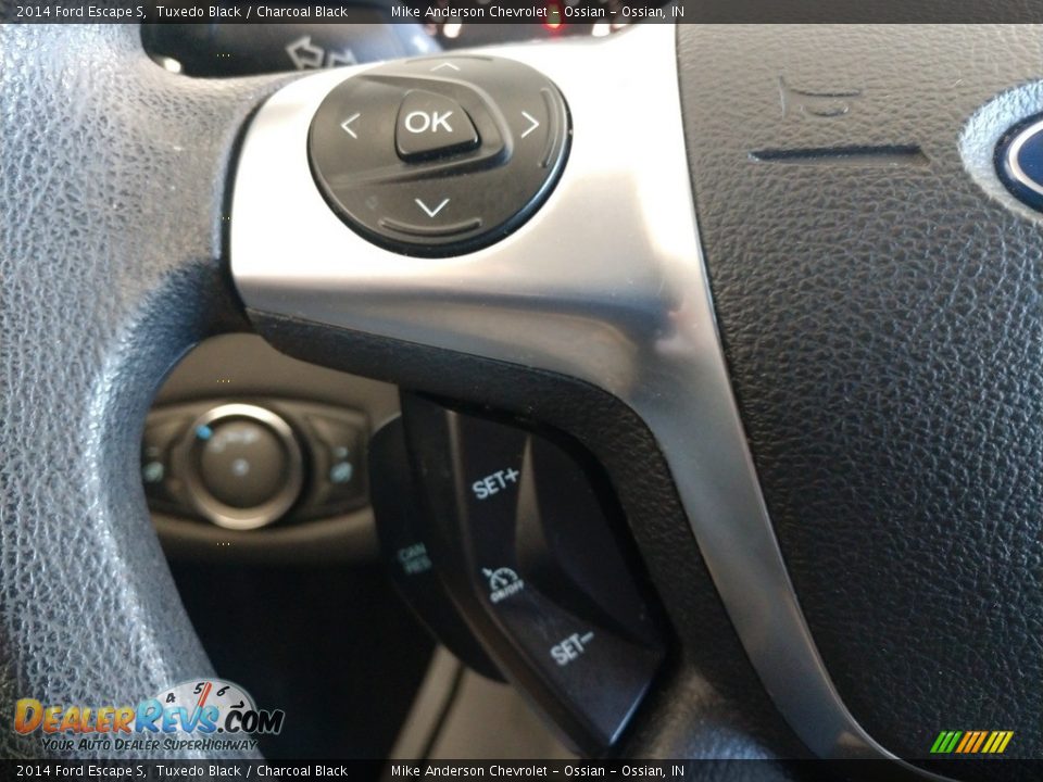 2014 Ford Escape S Tuxedo Black / Charcoal Black Photo #23