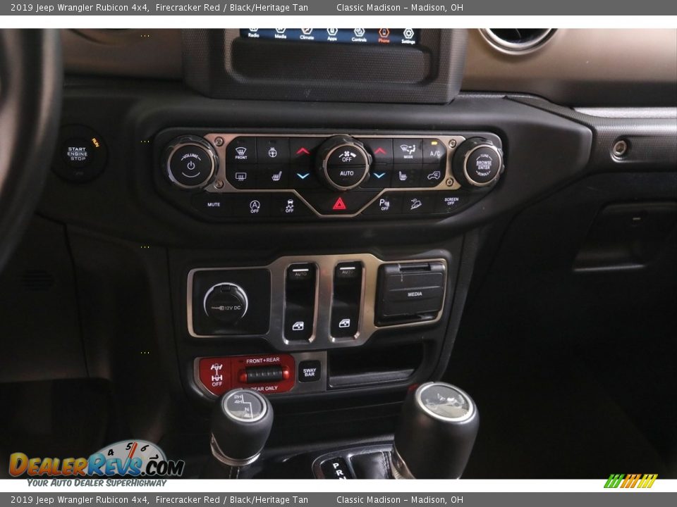 2019 Jeep Wrangler Rubicon 4x4 Firecracker Red / Black/Heritage Tan Photo #13