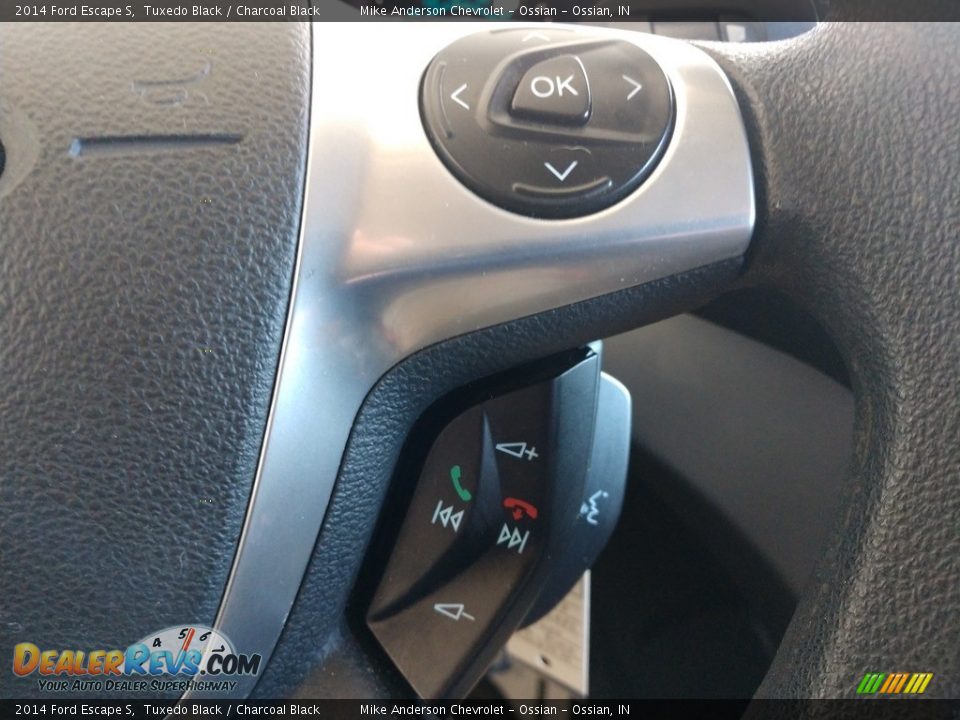 2014 Ford Escape S Tuxedo Black / Charcoal Black Photo #24