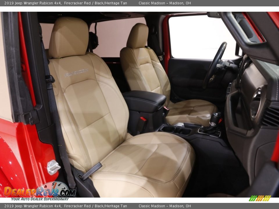 2019 Jeep Wrangler Rubicon 4x4 Firecracker Red / Black/Heritage Tan Photo #15