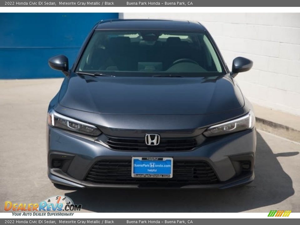 2022 Honda Civic EX Sedan Meteorite Gray Metallic / Black Photo #3