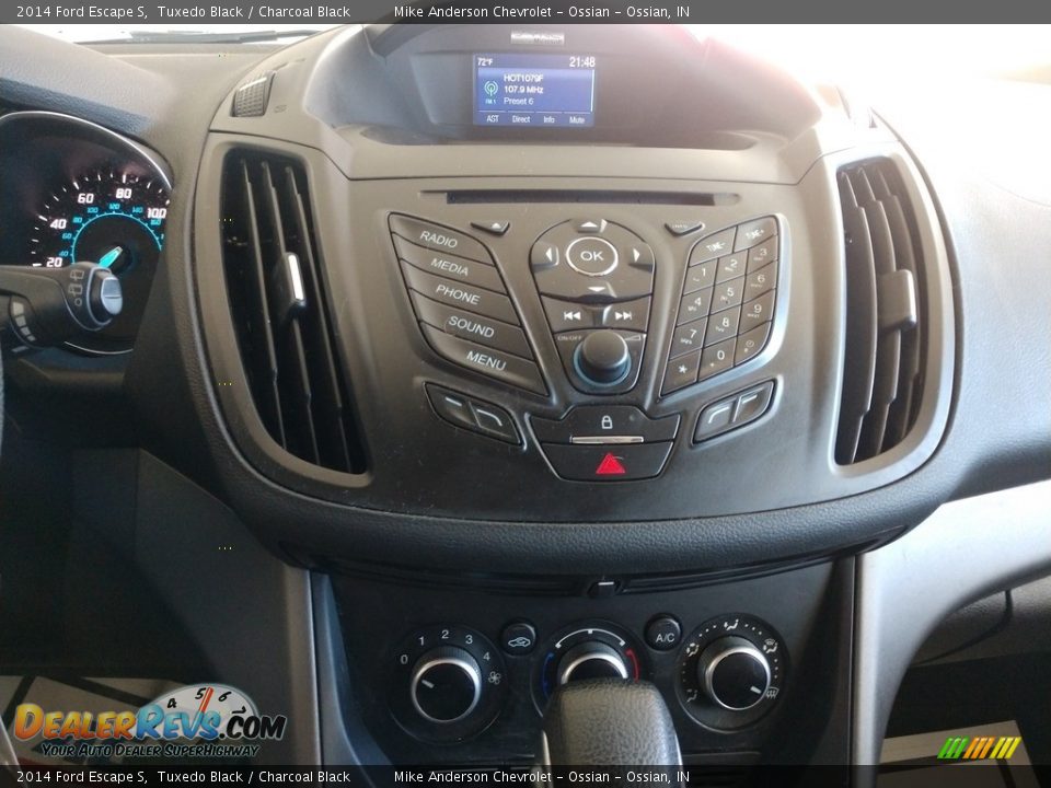 2014 Ford Escape S Tuxedo Black / Charcoal Black Photo #26