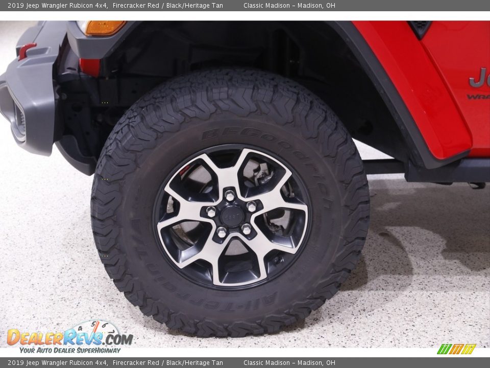 2019 Jeep Wrangler Rubicon 4x4 Firecracker Red / Black/Heritage Tan Photo #20
