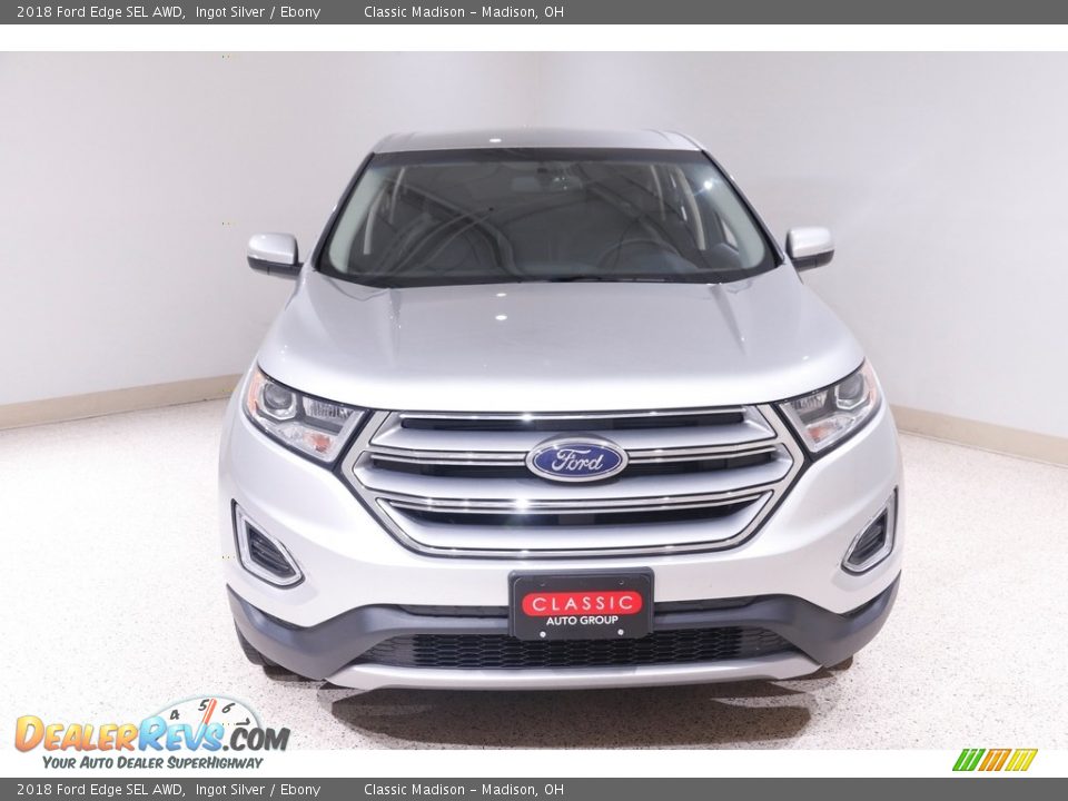 2018 Ford Edge SEL AWD Ingot Silver / Ebony Photo #2